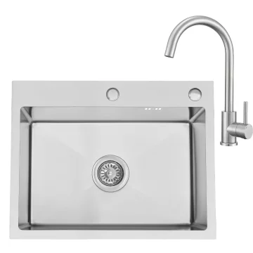 HOMEVELLO Pomivalno korito BRANON 581100 STEEL SET