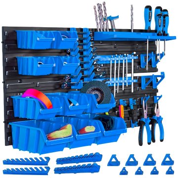 GEKO Modularni 38 delni stenski organizator orodja PVC 390x780mm