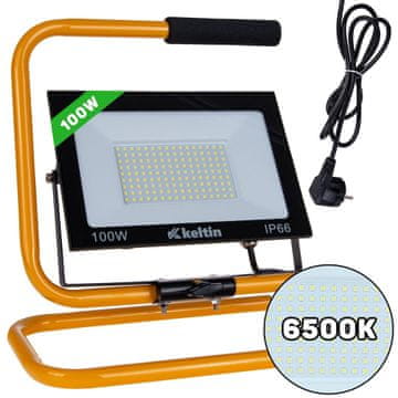 GEKO 100W SMD LED gradbeni reflektor 6500K