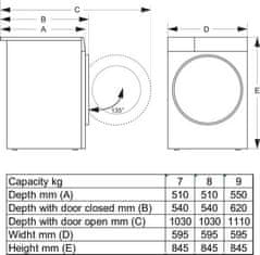 Gorenje DG2P7E sušilni stroj, 7 kg
