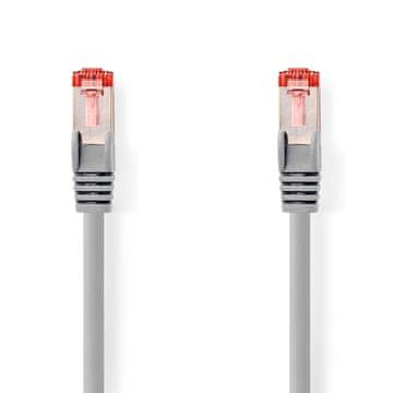 Nedis Omrežni kabel CAT6 | RJ45 moški–RJ45 moški | S/FTP | 20,0 m | Okrogel | LSZH | Siv