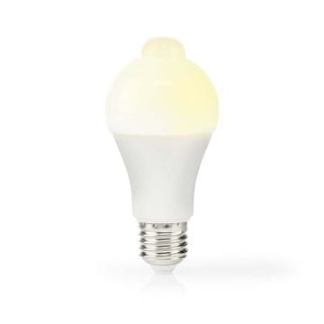Nedis LED svetilka E27 | A60 | 4,9 W | 470 lm | 3000 K | Vit | Retrostil | Matt | Rörelsedetector | 1 st.