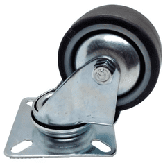Komplet kolesc 4-delna vrtljiva kolesa 125 mm 360 kg termoplastična guma
