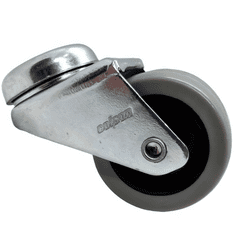 Komplet kolesc 4-delni dvojni kolesi z zavoro 50 mm 300 kg poliuretan