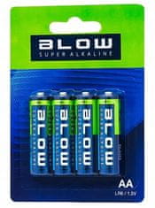 Blow AA 1,5V alkalne LR6 baterije, , 4 kosi, blister