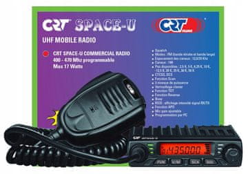 CRT Space COM U Radio UHF 400-470 MHz 17 W 199 kanalov CTCSS DCS