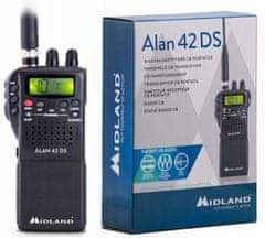 Ročni AM/FM CB radio Alan 42 DS