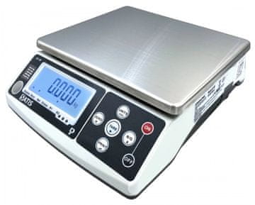 SATIS Q1-W Dvoobmočna legalno certificirana tehtnica za delavnice do 15 kg