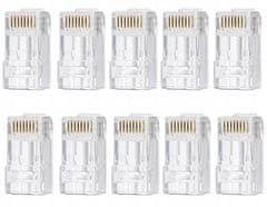 RJ45 UTP vtiči cat 5e 8P8C 10 kosov Conotech
