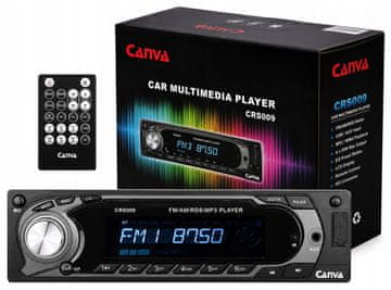 CRS-009 1-DIN avtoradio USB SD AUX RDS daljinski upravljalnik 4 x 60 W