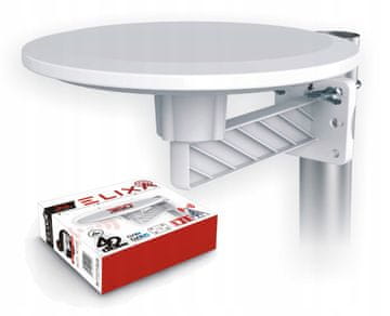 Elixa AX Technology 360° 42 dB VHF UHF FM vsesmerna DVB-T2 antena aktivna