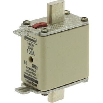 Eaton Talilni vložek, LV, 100 A, AC 500 V, NH00, gL/gG, IEC, dvojni indikator