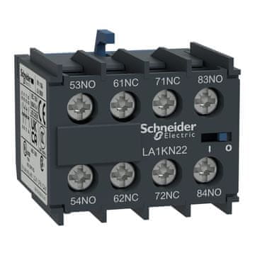 Schneider Electric TeSys K 2NO 2NC blok pomožnih kontaktov za takojšnje delovanje, okvirni priključki