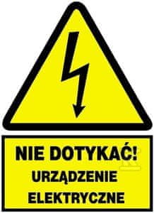 Trytyt ELEKTRIČNA OPOZORILNA TABLICA NDUE 148X210MM