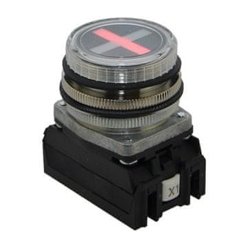 PROMET Indikator položaja NEF30WP 24V-230V rdeče-zelen W0-NEF30WP CZ
