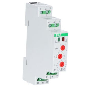 FF Časovni rele PCU-510DUO, napajalna napetost 230 VAC, 24 VAC/DC, 2x NO/NC
