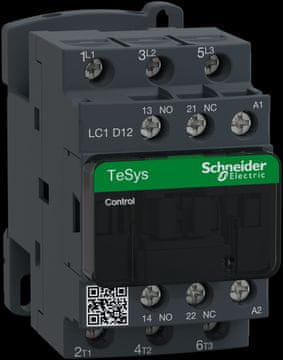 Schneider Electric Močnostni kontaktor TeSys D AC3 12A 3P 1NO 1NC tuljava 24VAC