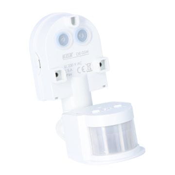 FF Infrardeči senzor gibanja DR-05 W, bel, nadometni, 230 V AC, 1000 W