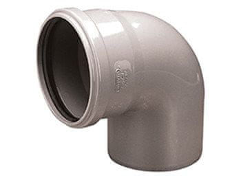 Wavin Sanitarni komolec PVC-HT 50/88, za notranjo kanalizacijo, pepelnate barve