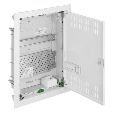 IN MULTIMEDIJALNA stikalna plošča MT 2x12 modularna kovinska vrata IP30 (24