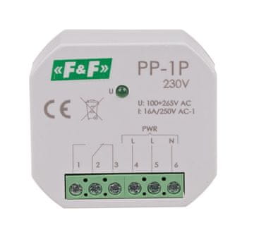 FF Elektromagnetni rele, 1P 16A, vgradni, U=230V PP-1P
