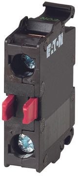 Eaton Kontaktni element M22-KC01 1R, nameščen na zadnjo steno