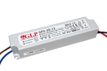 PO GLP napajalnik za LED diode 12V, 2A, 20W