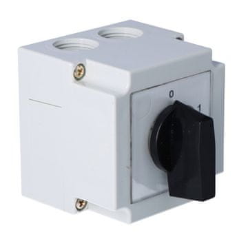 Grebenasto stikalo 4G10-90-PK s položajem "0" (0-1) Un: 690 V~ In: 10 A Odklop