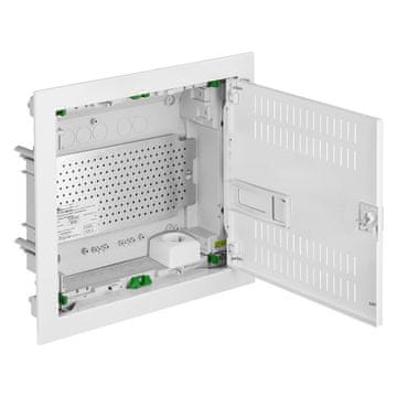 IN MT MULTIMEDIA stikalna plošča 1x12 modularna s kovinskimi vrati IP30