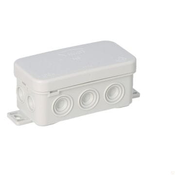 Simet Stenska montažna doza N8 Fastbox 42x89x38mm, samozaklepna, siva