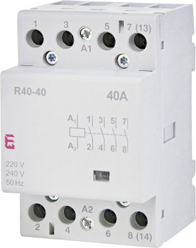 ETI Modularni kontaktor 40A 4 vklopni kontakti (3 moduli 4 polni) R 40-40 230V