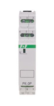 FF Elektromagnetni rele PK-3P 230V AC, kontakt: 3P I=3x8A, 1 modul