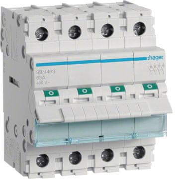 Hager Modularno odklopno stikalo 4P 63A 400VAC