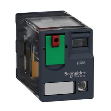 Schneider Electric Miniaturni vtični pomožni rele 6A, 230VAC, LED, 4 preklopni kontakti