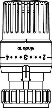 Oventrop Termostat Vindo TD, 7-28 C, 0* 1-5, s tekočinskim senzorjem