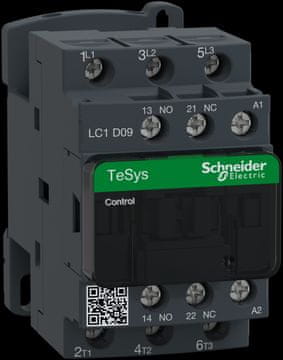 Schneider Electric Močnostni kontaktor TeSys D AC3 9A 3P 1NO 1NC tuljava 230VAC škatlaste sponke