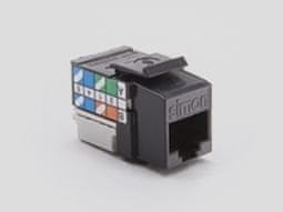 Vtičnica RJ45 cat 6 UTP SIMON Connect, črna