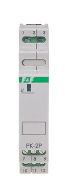 FF Elektromagnetni rele PK-2P 230V AC, kontakt: 2P I=2x8A, 1 modul