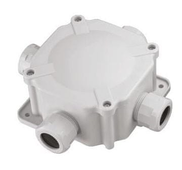 Pawbol Nadometna doza IP67 4xPG21.5 5 priključkov 27P siva