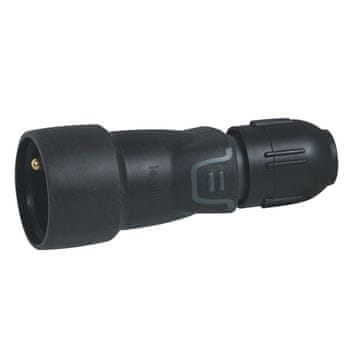 LEGRAND Prenosna vtičnica 2P+Z 16A IP44 črna guma+uvodnica