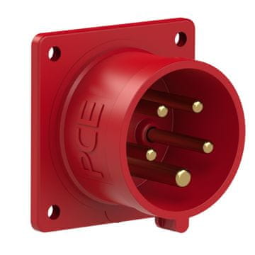 PCE Ravna vtičnica 16A 400V 3P+Z+N IP44