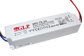 PO GLP LED napajalnik 24V, 3A, 75W