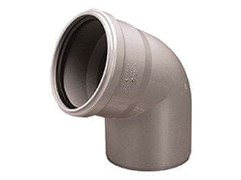 Wavin Sanitarni komolec PVC-HT 50/67, za notranjo kanalizacijo, pepelnate barve