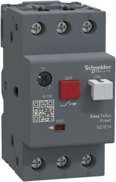Schneider Electric Motorno stikalo GZ1E, pogon s tipko, I=6-10A, omarice za vtičnico