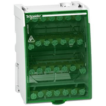 Schneider Electric Razdelilna blokada z 28 luknjami in vijaki 100A 4P