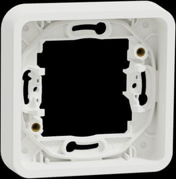 Schneider Electric Mureva enojni vgradni podstavek, bel