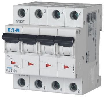 Eaton 6kA odklopnik PL6-C16/4