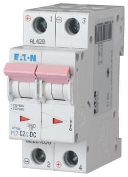 Eaton Preobremenilno stikalo 10 kA DC PL7-C2/2-DC