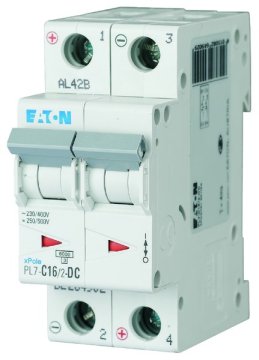 Eaton Preobremenilno stikalo 10 kA DC PL7-C16/2-DC