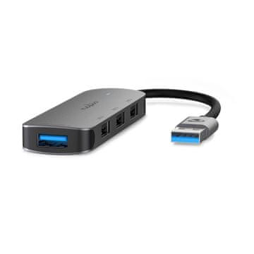 Nedis USB zvezdišče | USB A-Hane | 4x USB A ženski | Vrata s 4 vrati | USB 2.0 / USB 3.2 Gen 1 | USB napajanje
